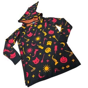 Hocus Pocus Her Universe Disney Danni Halloween Witch Cardigan/Costume Size Med
